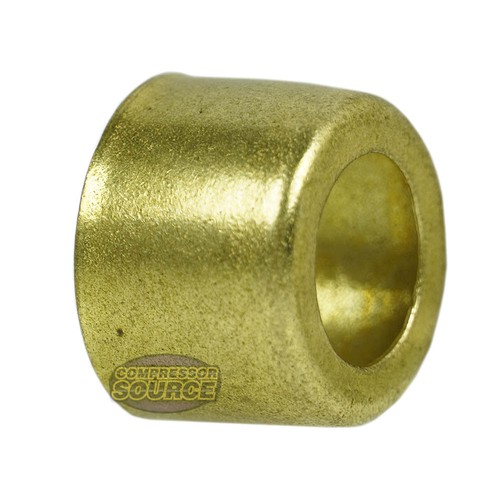 Brass Ferrule 13/16" Outer Diameter 1/2" Inner Diameter Smooth Crimp 32141 - Bild 2 von 6