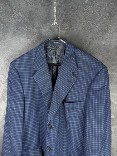 Yves Saint Laurent Vintage Herren Blau Mantel Blazer Jacke - Bild 4 von 17