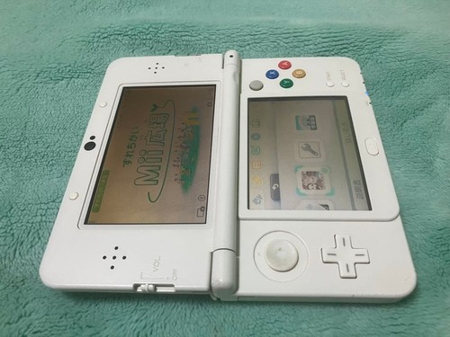 Nueva consola Nintendo 3DS blanca probada Japón unidad basura cámara problema funcionando - Imagen 12 de 20