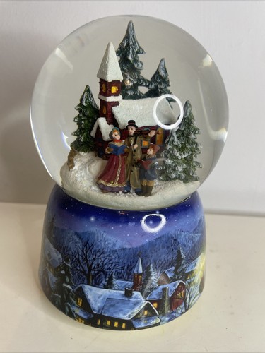 Vintage Schneekugel mit Musik
