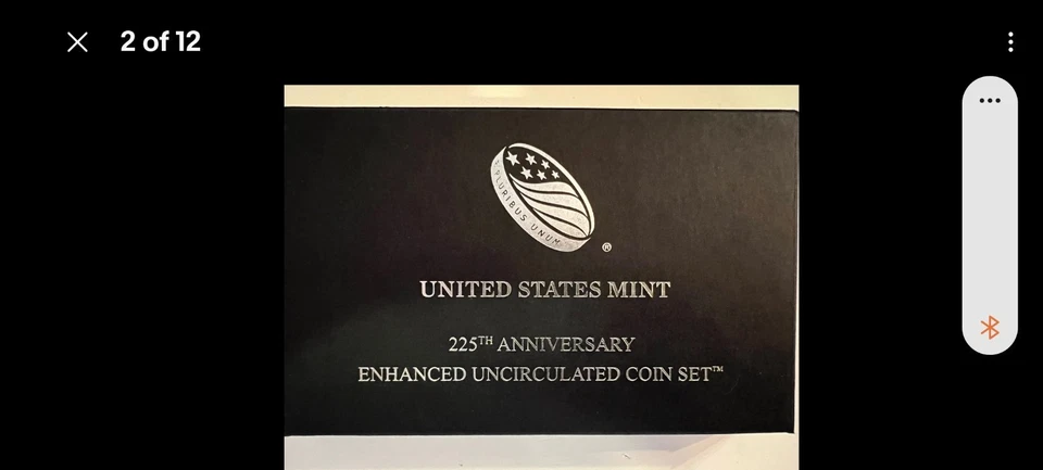 2017 S 225th Anniversary Enhanced 10-Coin Set with a die chip error! - Image 2 of 4