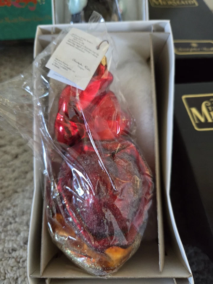 Christoper Radko Disney’s La Sirenita Juego de 4 en Caja Original Foto 4 de 4