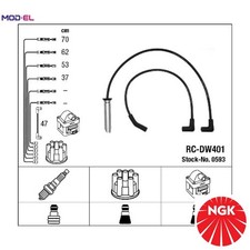 IGNITION CABLE KIT 0593 FOR DAEWOO G15MF 1.5L 4cyl CIELO