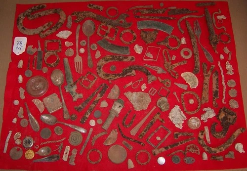 LOT OF MISC CIVIL WAR ERA RELICS RECOVERED AT LEESBURG VA Hammond Collecion #372