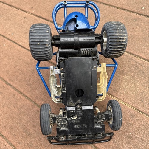 Vintage Radio Shack Turbo Wing Buggy Radio Controlled RC Car W/ Remote *For Part - Picture 8 of 24