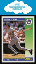 Robin Yount 1992 Score #525 HOF Milwaukee Brewers Baseball Card