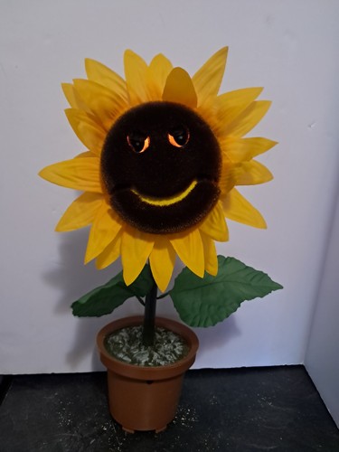 VTG 1997 Gemmy Animated SUNNY Singing Sunflower Hidden Nature FLOWER POT Works - Picture 2 of 23