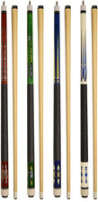 Set of 4 Pool Cues New 58" Billiard House Bar Pool Cue Sticks NEW FAST SHIPPING