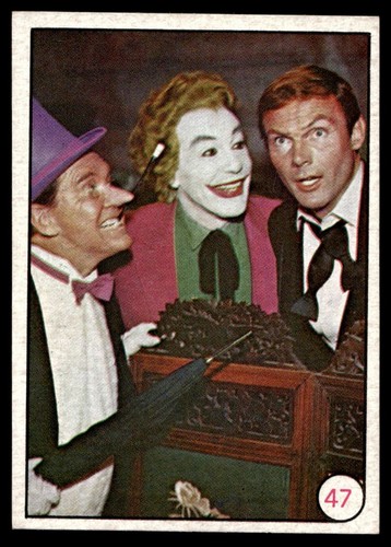 1966 Topps Batman Bat Laffs Joker/Penguin #47 C18