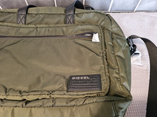 Original Diesel Olivgrün F-Discover Messenger Bag Laptoptasche Gepäckträger Crossbody - Bild 2 von 9