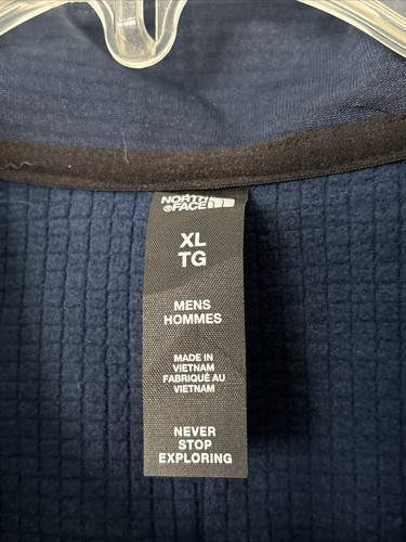 Camicia The North Face Trailwear invernale calda blu navy manica corta sopra XL uomo - Foto 9 di 17