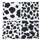 4 Pcs Bezüge Kissen Kissenbezug Kuh Kissenbezüge Kissenabdeckungen Werfen