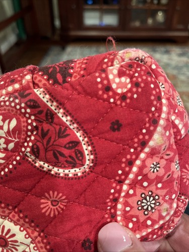 Vera Bradley Mesa Red Paisley purse GUC - Picture 13 of 14