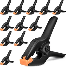 Heavy Duty Spring Clamps, 3.7 Inch Small Heavy Duty Clip with 1.6 Inch Jaw Openi