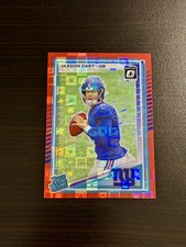 2025 Panini Donruss Optic Preview Jackson Dart Rated Rookie Red Pandora Prizm