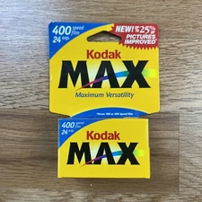 Kodak Max Versatility 35mm Color Film - 24 Exp. ISO 400/27° Expired 02/2003 New