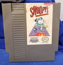 Snoopy Silly Sports Spectacular NES Cartridge Tested Authentic Kemco NTSC-U/C
