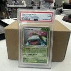 2004 POKEMON EX FIRE RED & LEAF GREEN #112 VENUSAUR EX-HOLO PSA 7