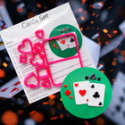 Card Suits Poker Night, Gambling Icing Cutter Set Of 9 Cake Decorating Crafting