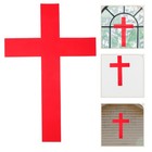  Celebration Decorations Wall Stickers Cathedral Decorative Rustic Crosses