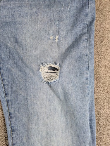 Guess Jeans Herren 33X30 Blau Denim Medium Rise Tapered Slim Halsted Fit Distressed - Bild 7 von 15