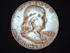 1952 D 50 cent Franklin half silver dollar
