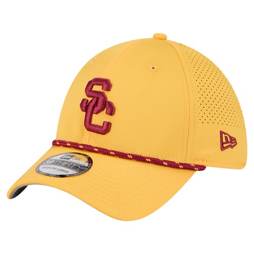 Herren New Era Gold USC Trojans Rope 39THIRTY Flex Mütze - Bild 1 von 5