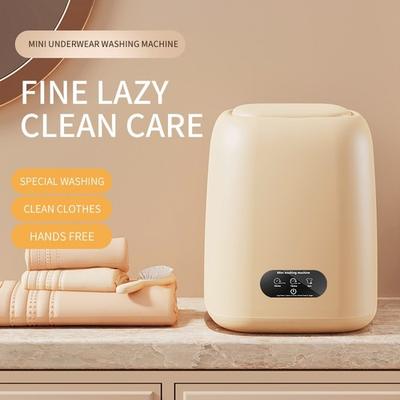 #ad Mini Washing Machine Portable Washer Travel Laundry Socks Underwear Washer $36.98