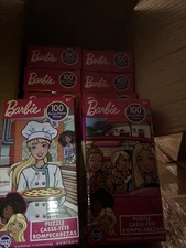 12 Pack Barbie 15" x 11.25" Puzzle Pizza Chef And Car  Barbie 100 pieces