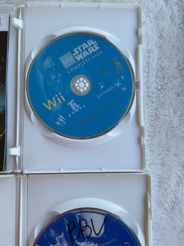 LEGO Wii Games Star Wars Indiana Jones Spiderman 3 Star Wars Force Lot Of 4 - Picture 9 of 11