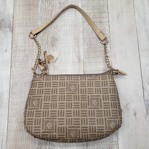 Bolso de mano Anne Klein Signature Logo con cadena/correa de cuero sintético y etiqueta colgante con detalles - Imagen 6 de 18