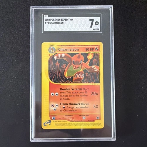 SGC 7 NM - Pokemon Base Set Expedition #73/165 non-holo Charmeleon