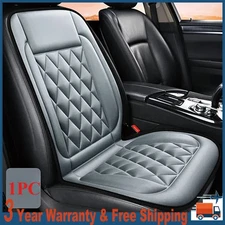 Car Heated Seat Cover Universal 12V Warmer Pad Winter Cushion for SUV Truck Gray