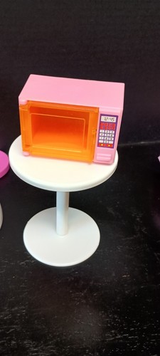 Barbie Furniture & Accessories Lot Of 17 Items Bench Grill Stroller & More - Picture 10 of 12