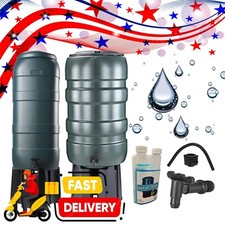 Medium Large & X Large Water Butt Collectors With UV Blocker Treatment Cleaner