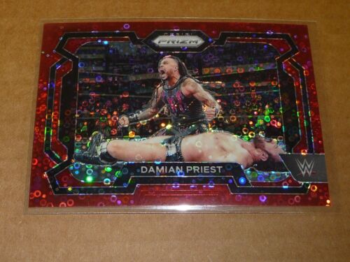 2024 Panini Prizm WWE WRESTLING UNDER CARD RED DAMIAN PRIEST 95/99 O7607
