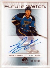 2012-13 SP Authentic Future Watch #232 Jaden Schwartz RC AUTO /999 - KRAKEN