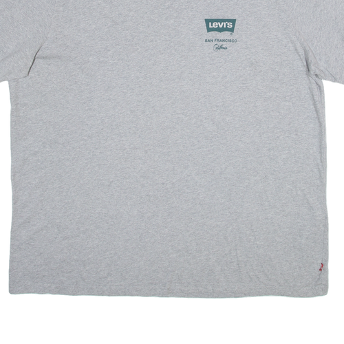 LEVI'S Mens T-Shirt Grey XL - Picture 5 of 6
