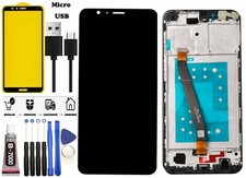 Für Huawei Honor 7X BND-L21 LCD Bildschirm Display Touchscreen +Rahmen Schwarz
