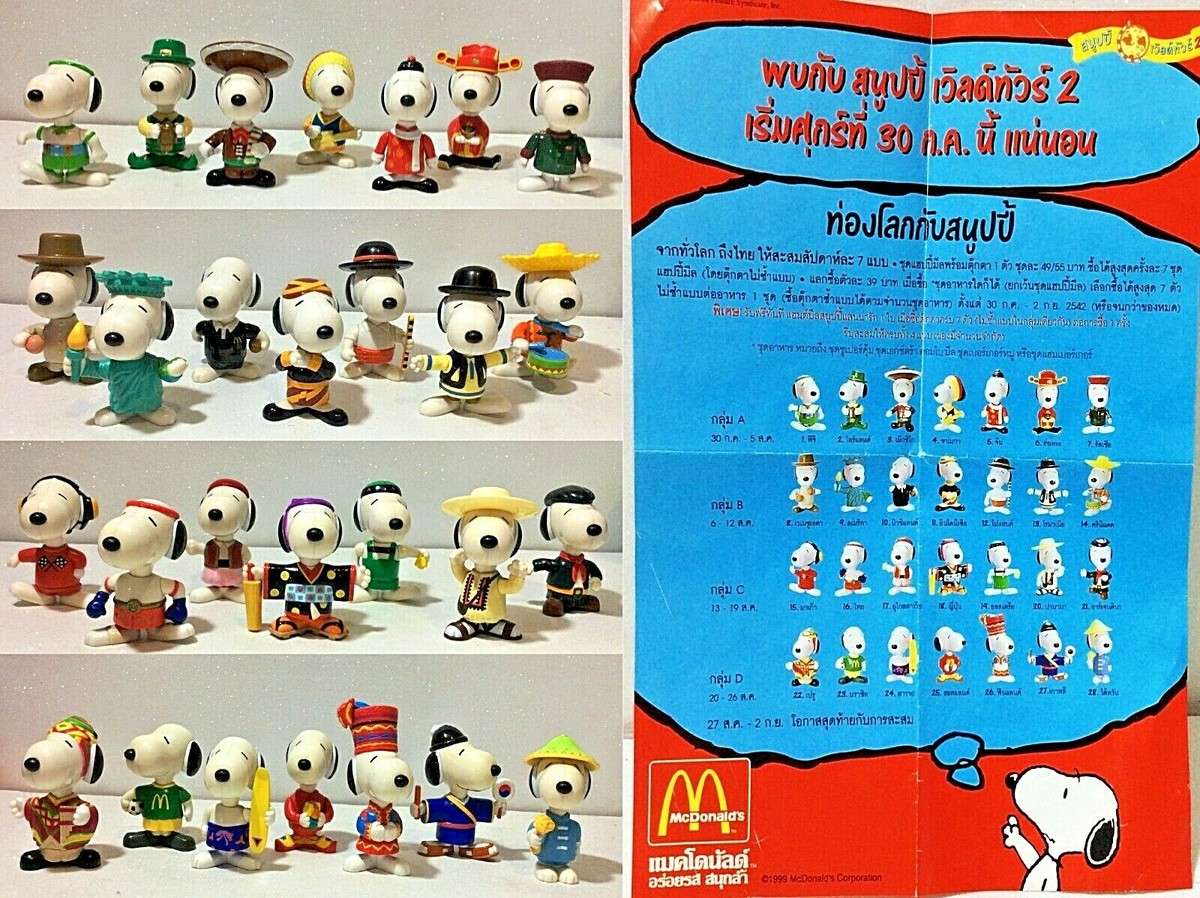 snoopy world tour2 Snoopy World Tour 2 Figures 28 Kinds Set