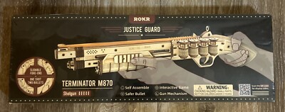 ROKR Justice Guard Terminator M870 Wooden Shotgun 3D Puzzle