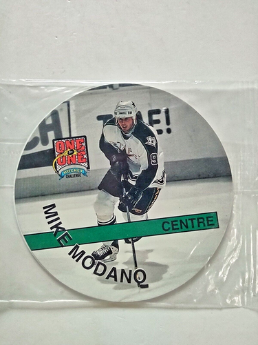 1994-95 CARDZ One on One Disc Mike Modano Pavel Bure Hockey Challenge Sealed - Picture 4 of 14