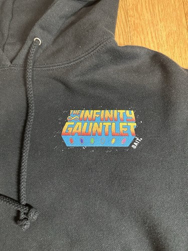 BAIT x Marvel Comics Infinity Gauntlet Thanos Black Hoodie Size Small S Men - Picture 4 of 9