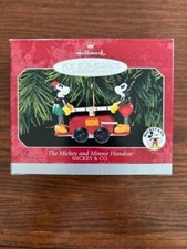 Hallmark Keepsake Ornament - The Mickey and Minnie Handcar (Lionel) - 1998