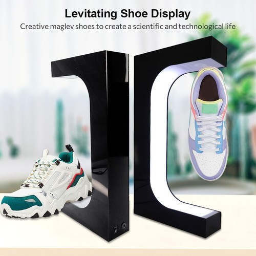Levitating Shoes Display Lamp Stand Floating Rotating Leather Sneaker LED Light - Bild 3 von 22