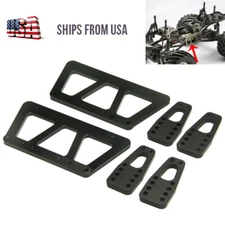 Black Alloy Chassis Lift Plate Kit for 1/10 RC Crawler Axial SCX10 Upgrade Part