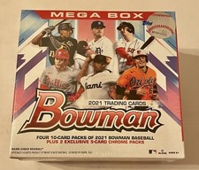 Topps Bowman 2021 MLB Mega Box (50 Cards)