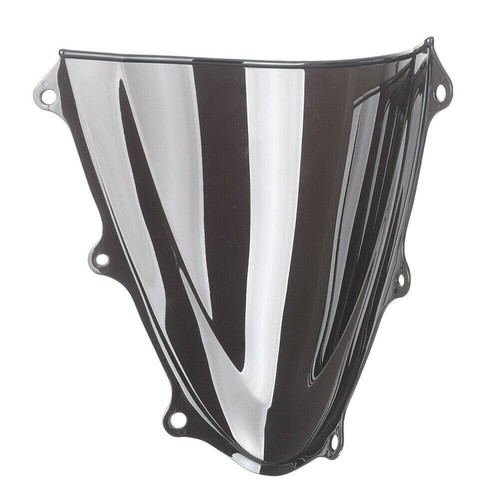 Black Double Bubble Windshield Shield ABS For Suzuki  GSXR600/750 K11 2011-2021 - Picture 4 of 4