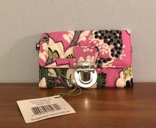 VERA BRADLEY NWT COIN PURSE SWIPE I.D IN PRISCILLA PINK Stock Photo.🛍 - Picture 1 of 7
