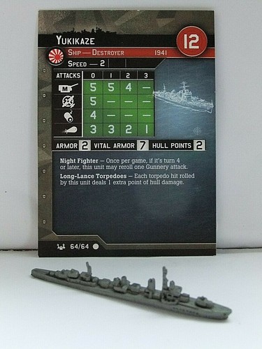 BASE SET, AXIS & ALLIES WAR AT SEA MINIATURES, WotC, MULTI-LIST - Picture 41 of 41